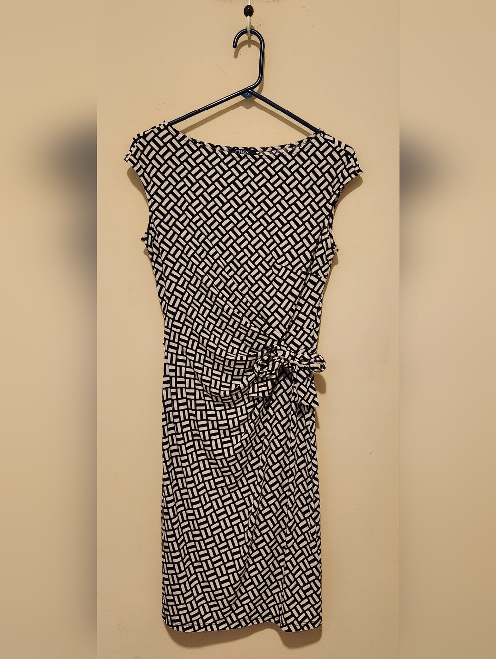 3 For $ 30 Dresses! Like New Chaps Faux Wrap Body-con Dress Size S